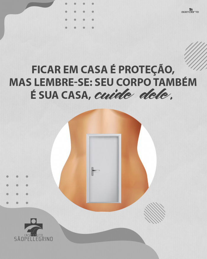 Ficar em casa é proteção