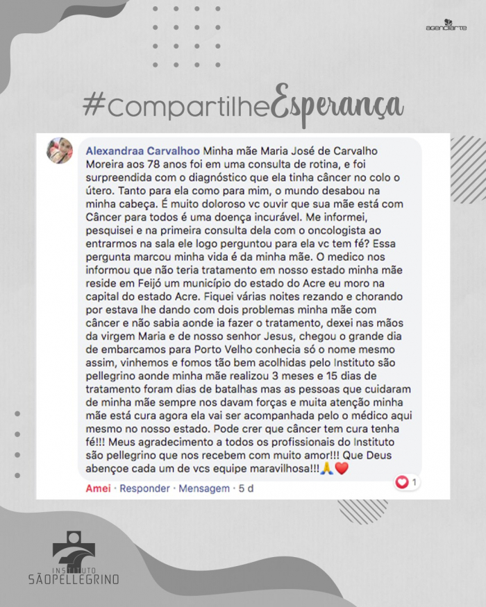 #CompartilheEsperança: Alexandra Carvalho
