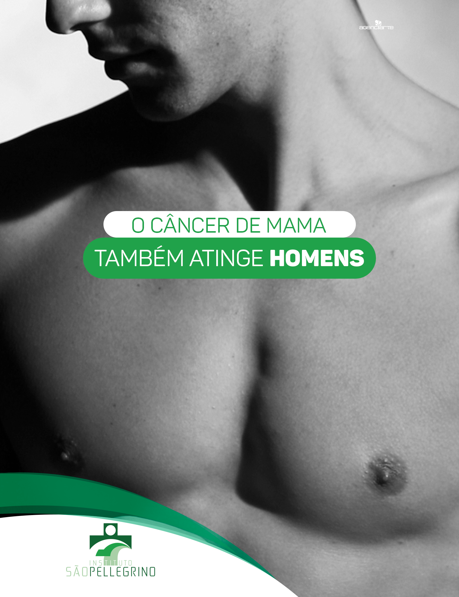 O CÂNCER DE MAMA TAMBÉM ATINGE HOMENS